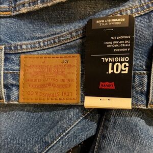 Levi's 501 Original Straight Fit Jeans - Classic Blue